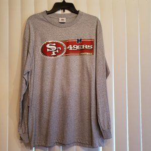 SF 49er Tee shirt with crystals applied